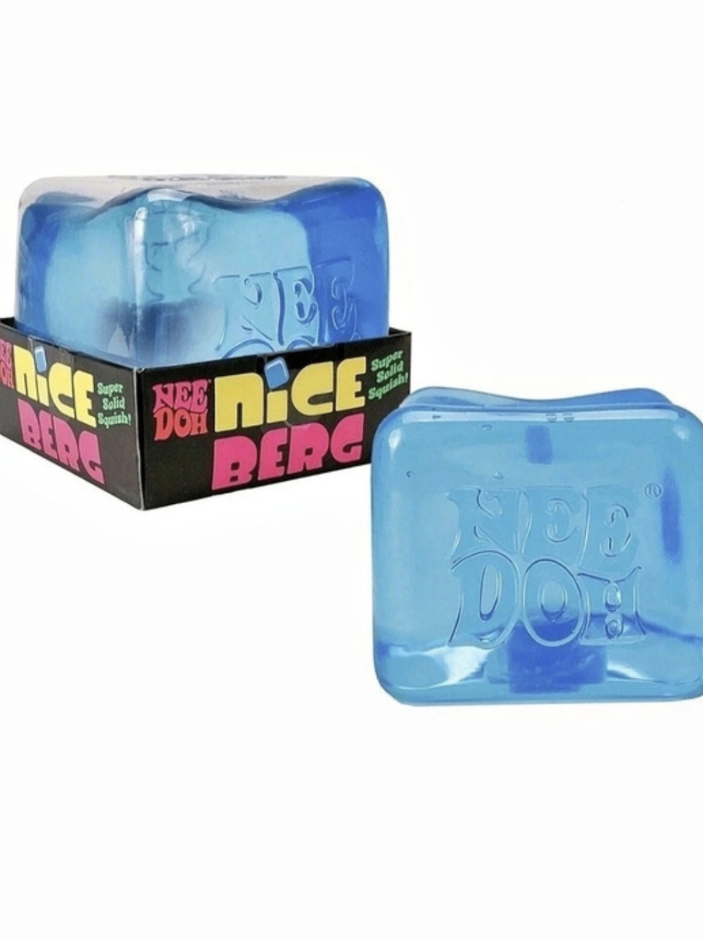 NeeDoh Nice Berg Blue Sensory Squish Toy NWT